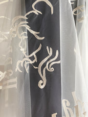 Personalized Wedding Veil on a Comb.