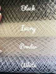 Birdcage Veil with Pearls on the Two Combs.