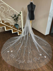 Personalized veil wedding, individual veils